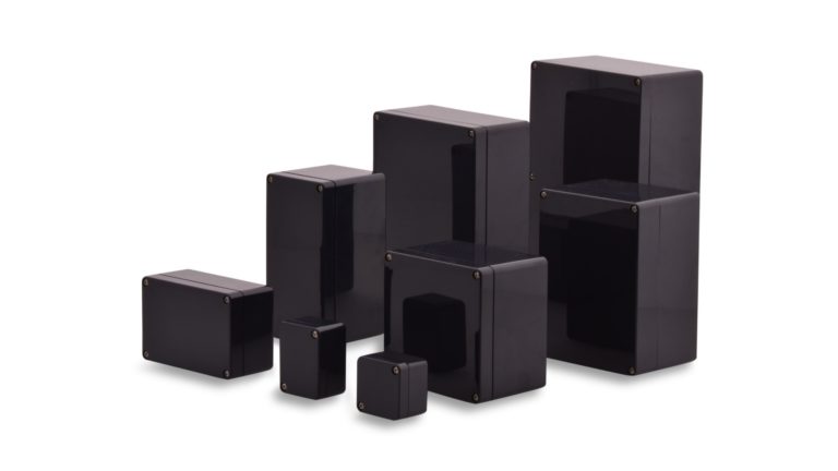 ABS plastic industrial housing series ELBE graphite gray by BOXEXPERT