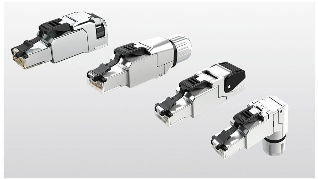 Field assembly RJ45 connectors for home networks, industry and data center