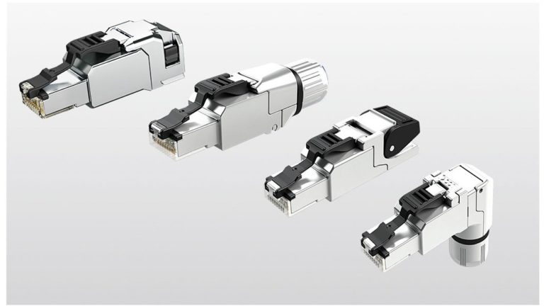 Field assembly RJ45 connectors for home networks, industry and data center