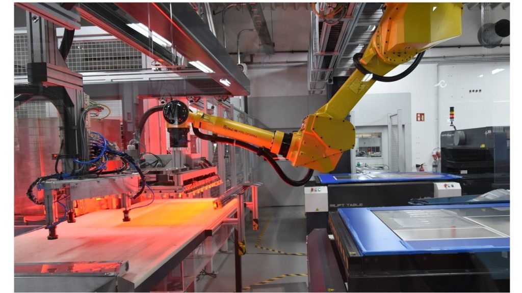 Automated production of stamping sheets