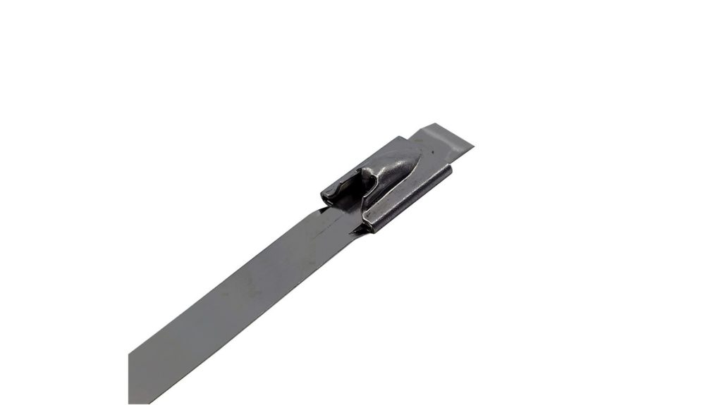 BALL-LOK V4A Stainless Steel Cable Tie with High Tensile Strength