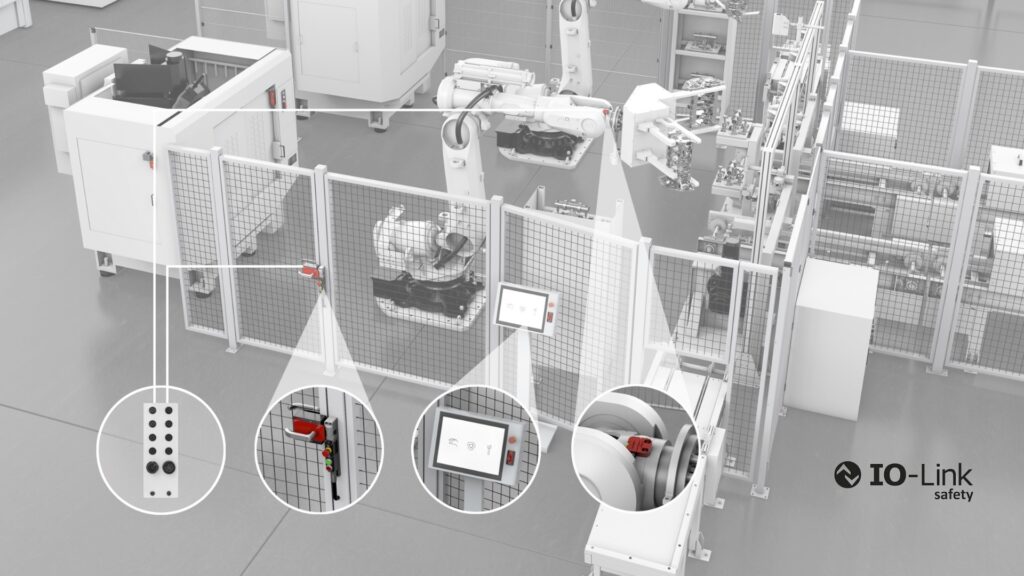 Sicherheitstechnik für den Anschluss an IO-Link