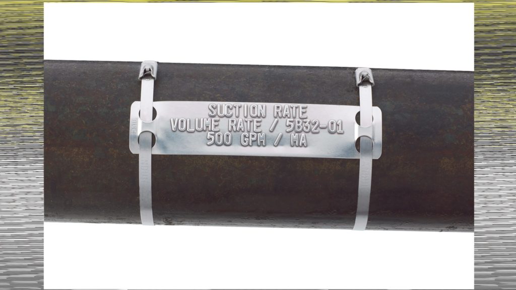 Beschriftungsservice mit Prägemaschine