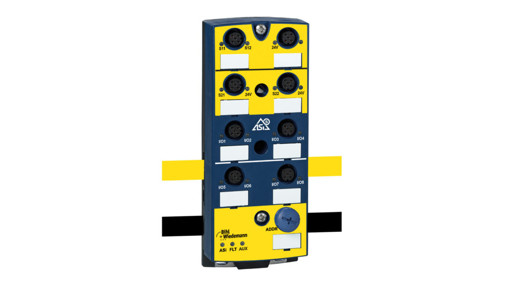 ASi-5 Safety Muting Modul, IP67, M12, 2SE/8E/A