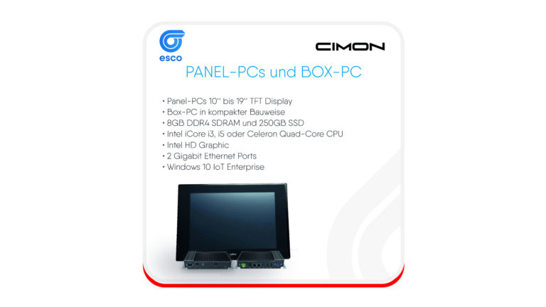Panel PCs from CIMON