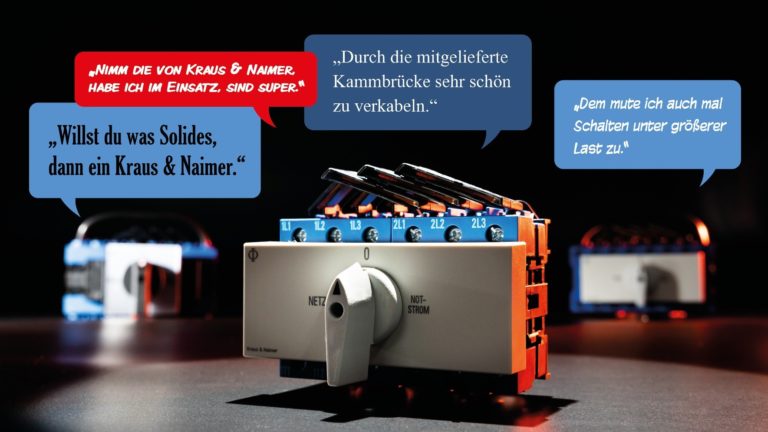 Kraus & Naimer Netz-0-Notstrom-Umschalter