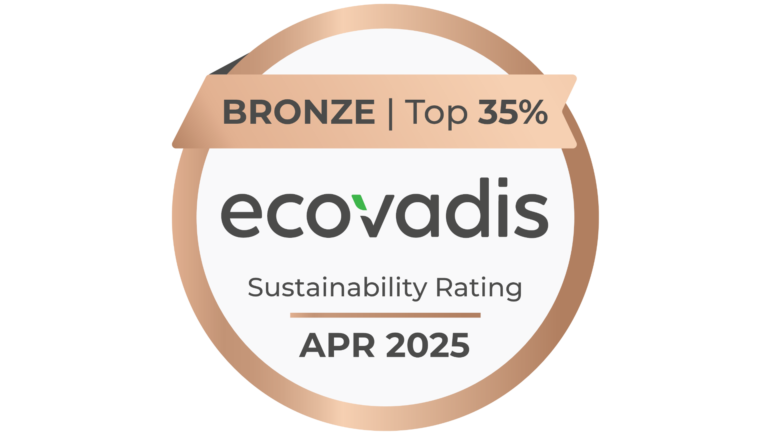 A new milestone. We are successfully Ecovadis certified