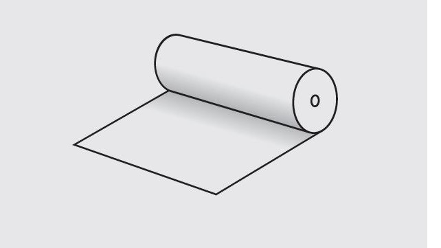 flat foil on roll