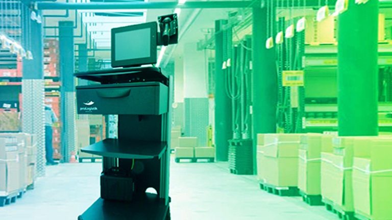 Incoming goods trolley