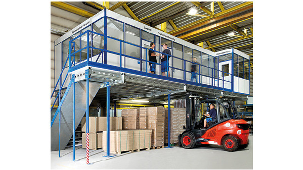 Stahlbaubühnen und Lagerbühnen