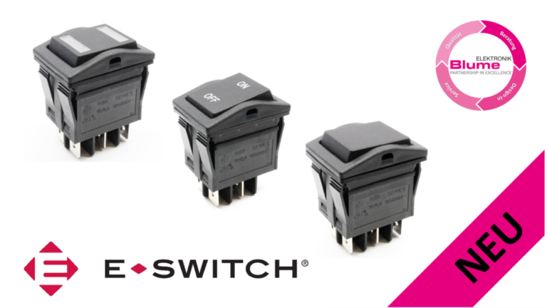 E-SWITCH RB5 ROCKER SWITCH / ROCKER SWITCH AT BLUME ELEKTRONIK