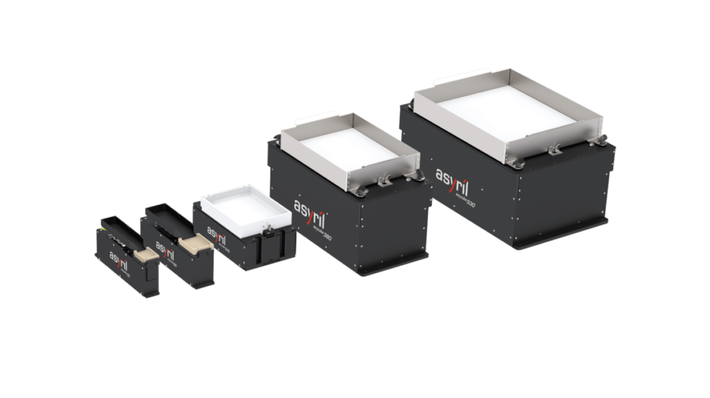 Complete range of Asyril flexible feeders