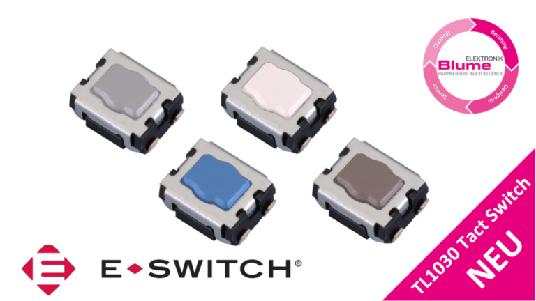 Blume Elektronik Distribution GmbH: NEW E-Switch TL1030 series