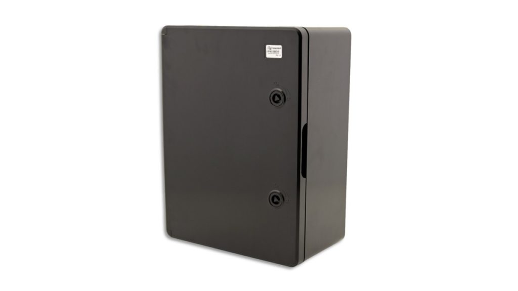 ABS plastic control cabinet enclosures FLEET series black by BOXEXPERT