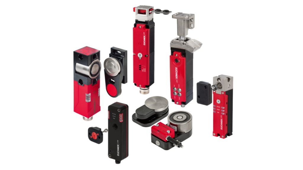 Transponder-coded safety switches with guard locking