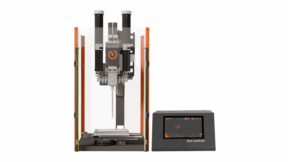 dos cell light – Kartesischer Dosierroboter im Kompaktformat