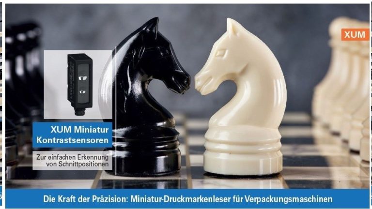 Kontrastsensoren: Miniatur-Druckmarkenleser für Verpackungsmaschinen