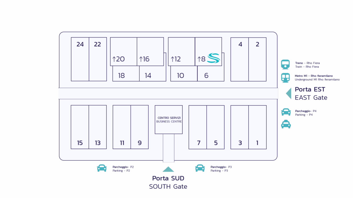 SEAQUIP Fiera Milano Rho map