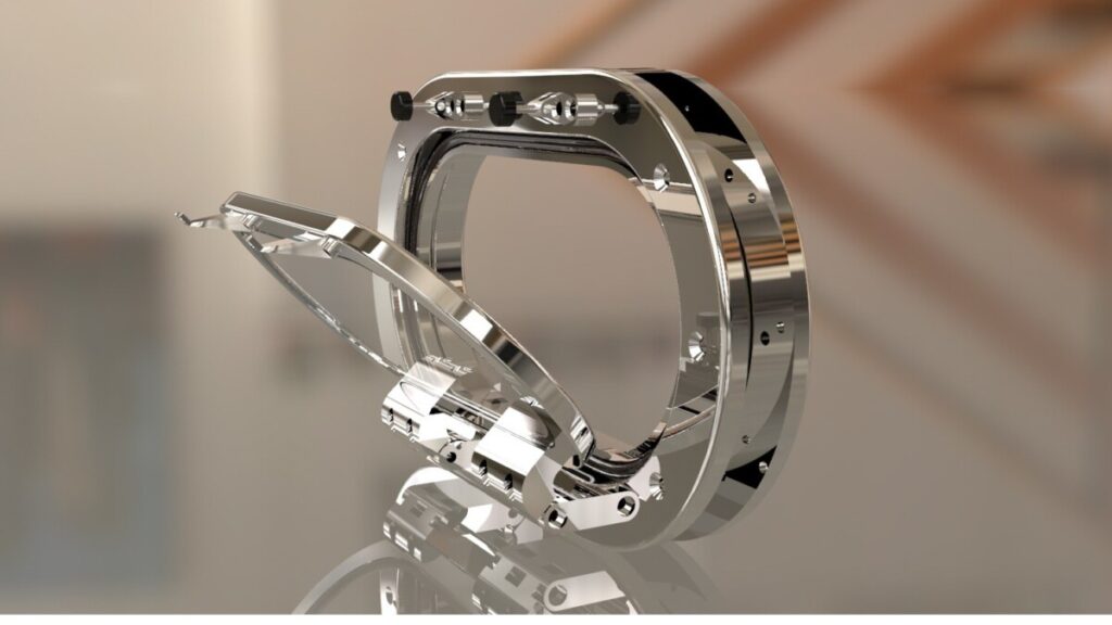 STAINLESS STEEL OR ALLUMINUM PORTHOLE MACHINED FROM SOLID