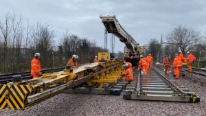 Rail track renewal