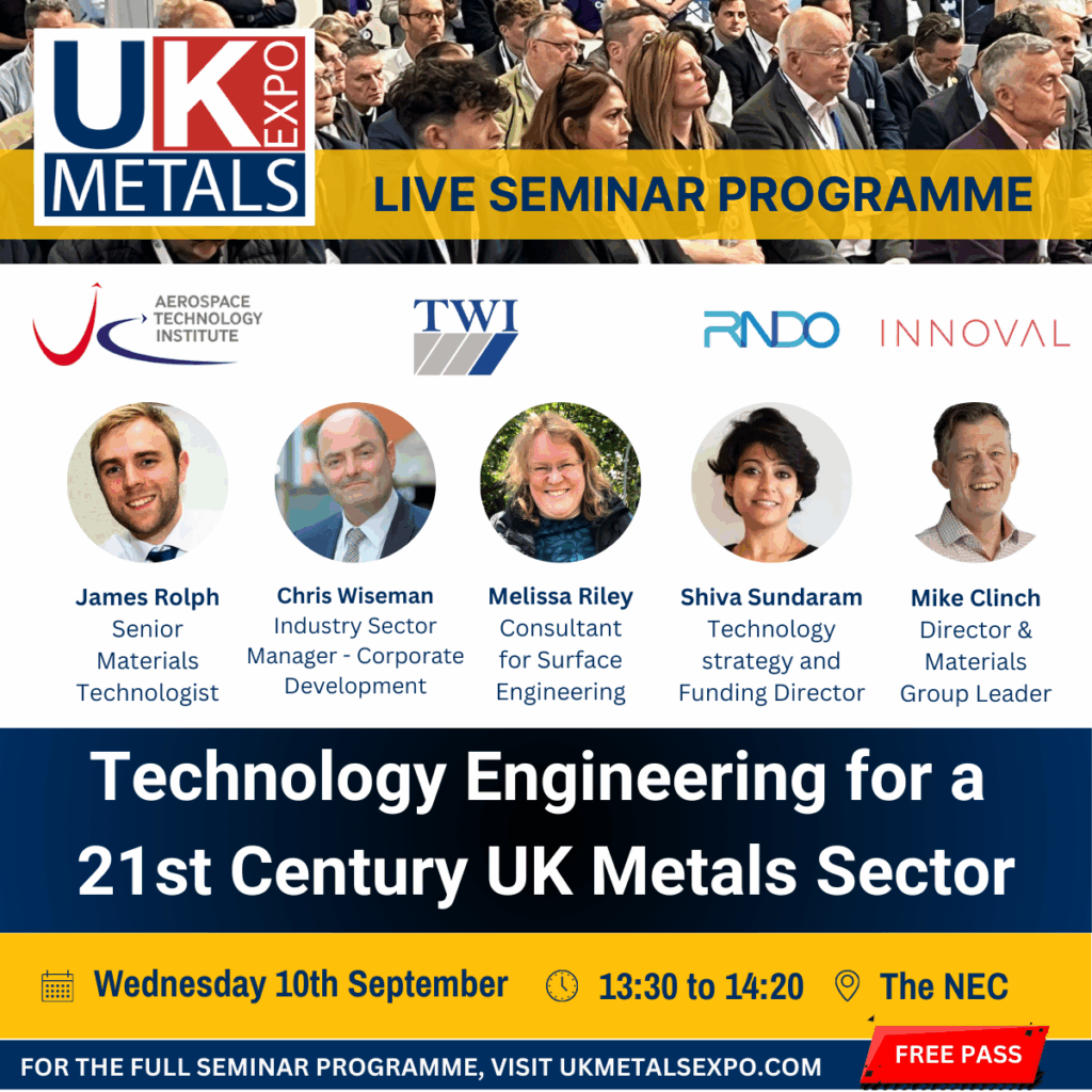 Technology Engineering for a 21st Century UK Metals Sector