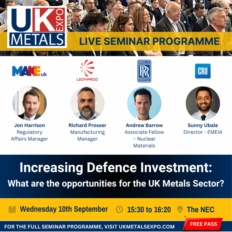 Increasing Defence Investment: What are the opportunities for the UK Metals Sector?