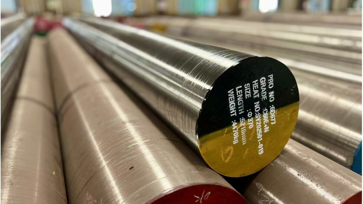 070M55 C60 Engineering Steel Round Bars – Forged Rough Turned