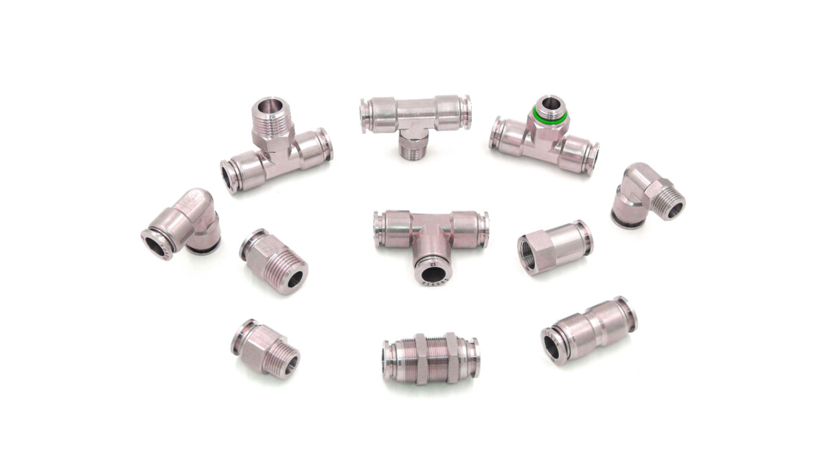 Push-in Fittings 316 Stainless Steel