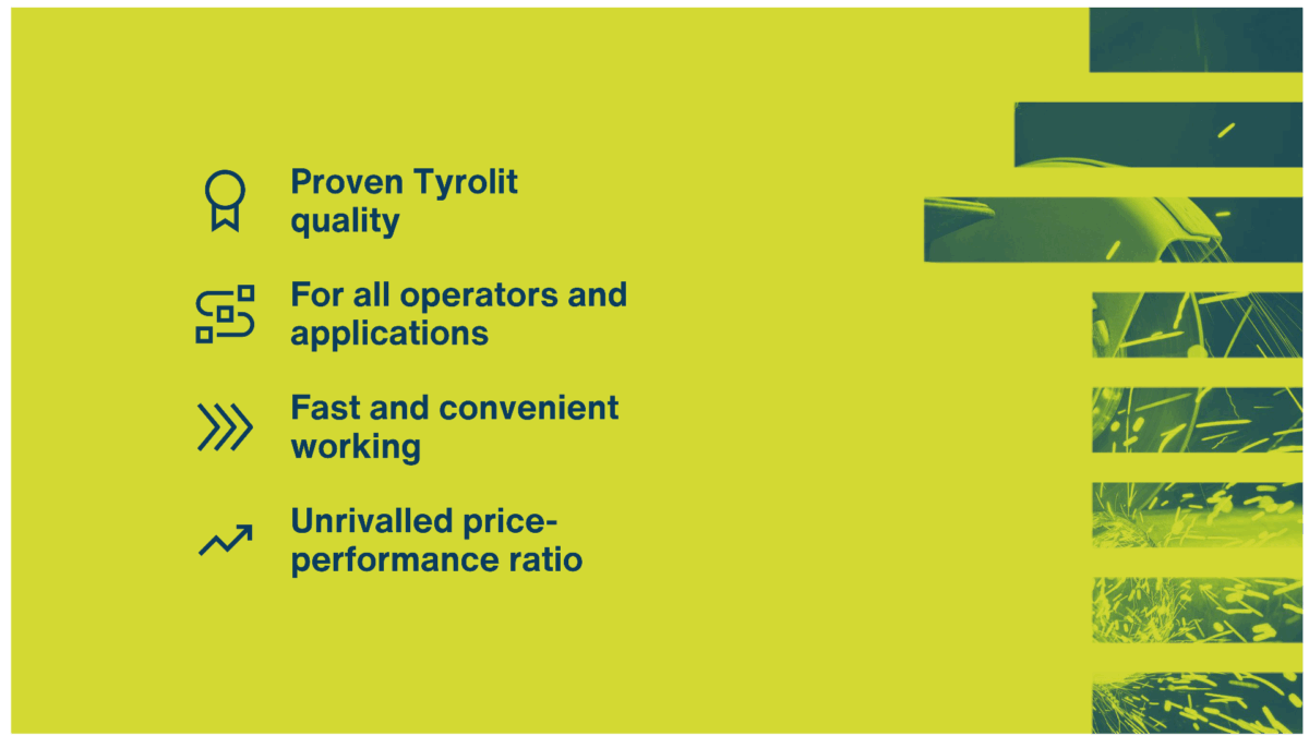 Tyrolit ONE – Tyrolit quality, at a smart price!