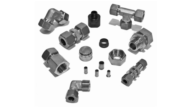 Single Ferrule Compression Fittings DIN2353 316Ti Stainless Steel