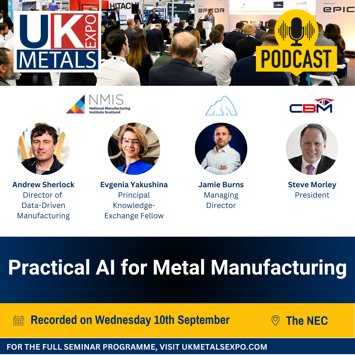 Practical AI for Metal Manufacturing - UK Metals Expo