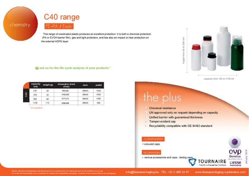 Co-extruded Evoh Bottles