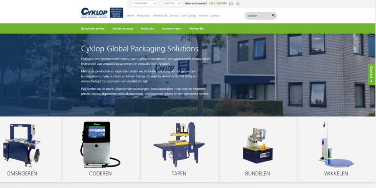 Vernieuwde website