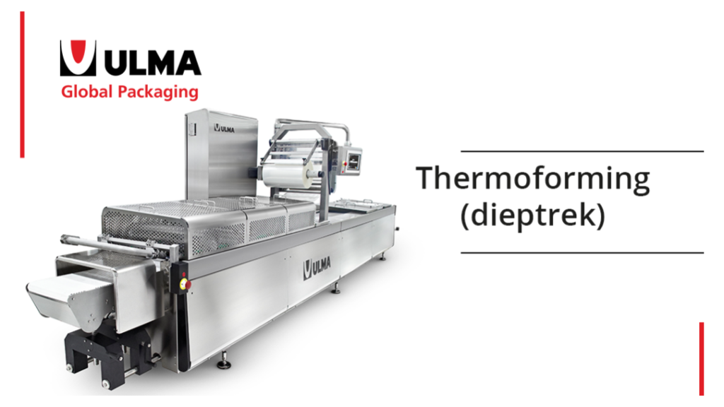 Thermoforming of dieptrek machine