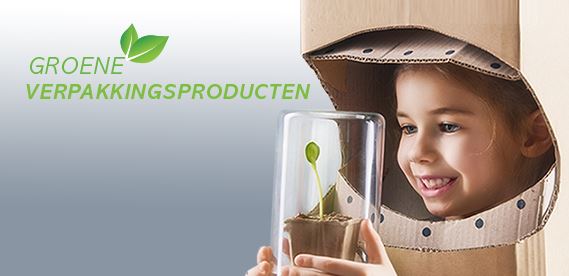 Groene verpakkingsproducten