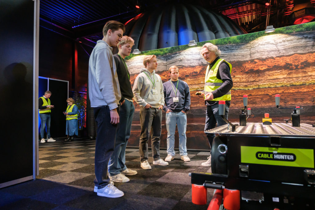 gesprek op de beursvloer