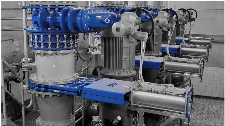 Cattle market Pump Station upgraded with AVK gate valves and knife gate valves