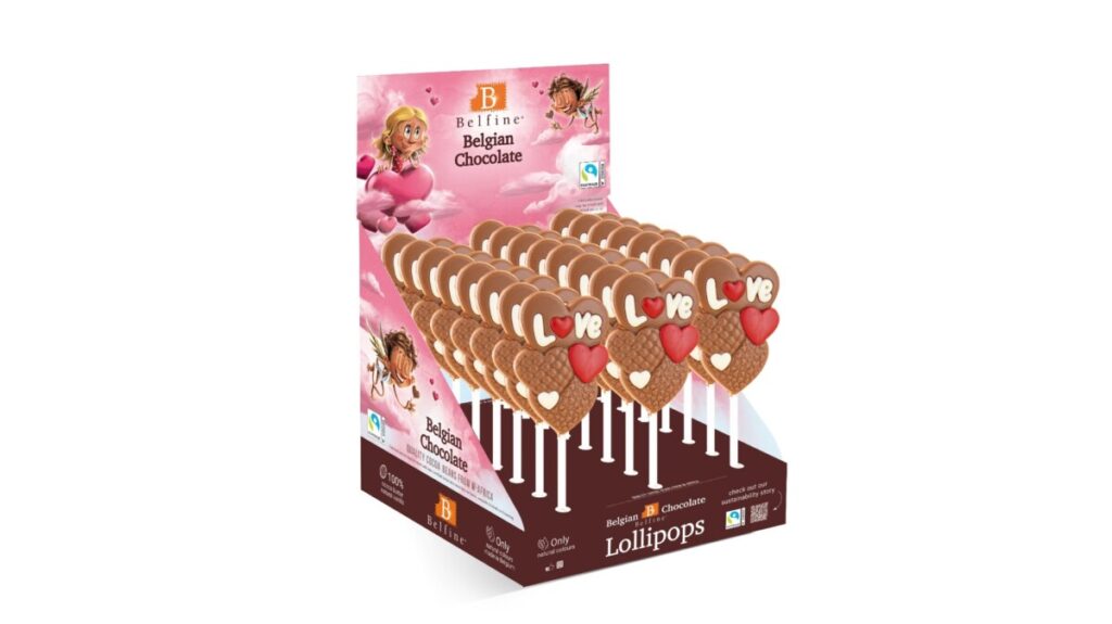 Love heart lollipop 25gr