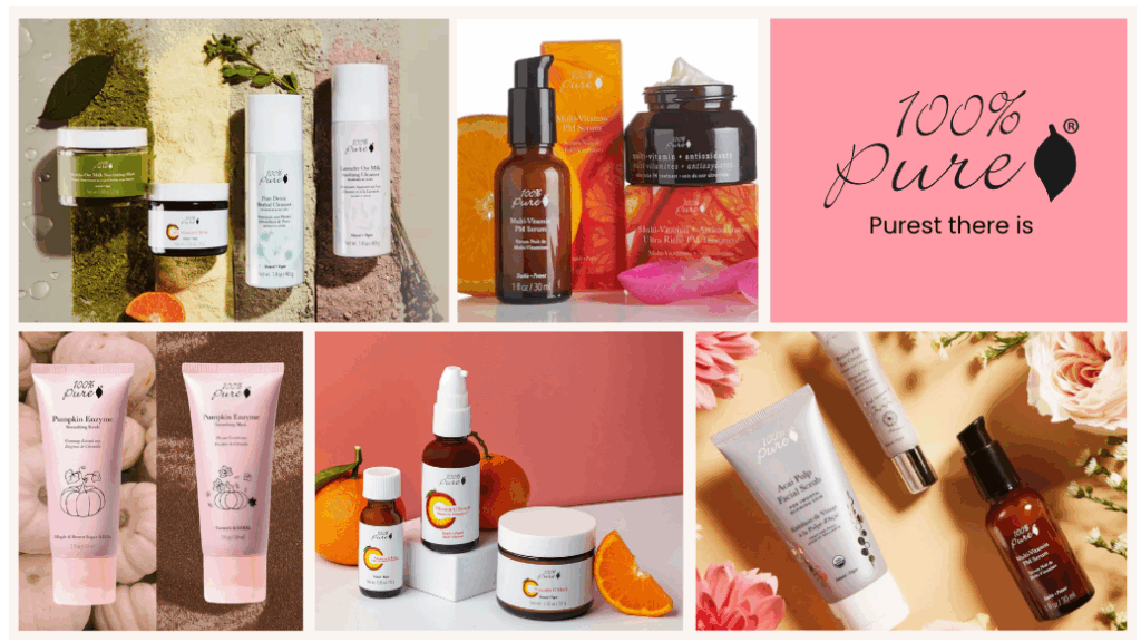 100% Pure Skincare, Haircare and Bodycare