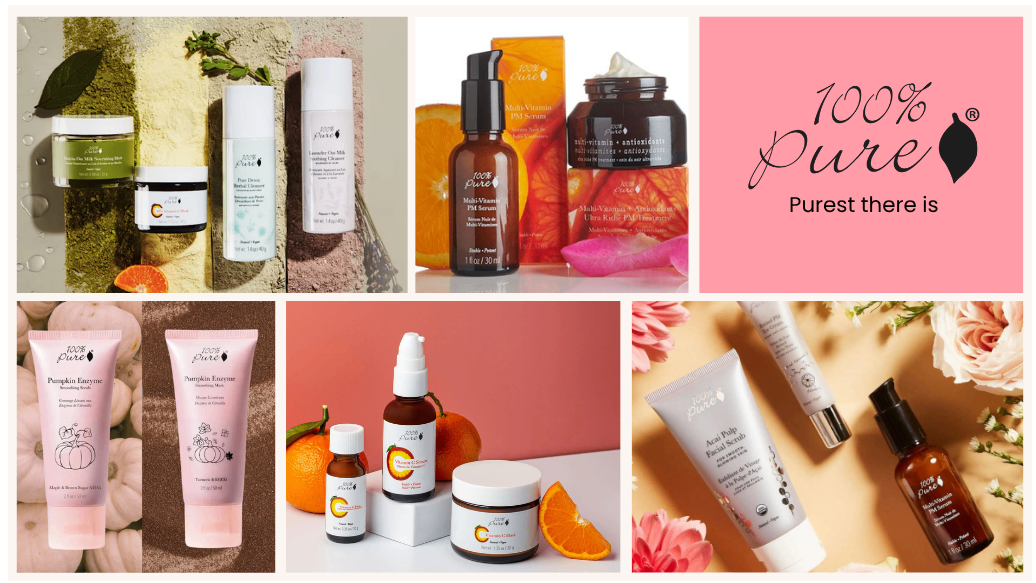 100% Pure Skincare, Haircare and Bodycare