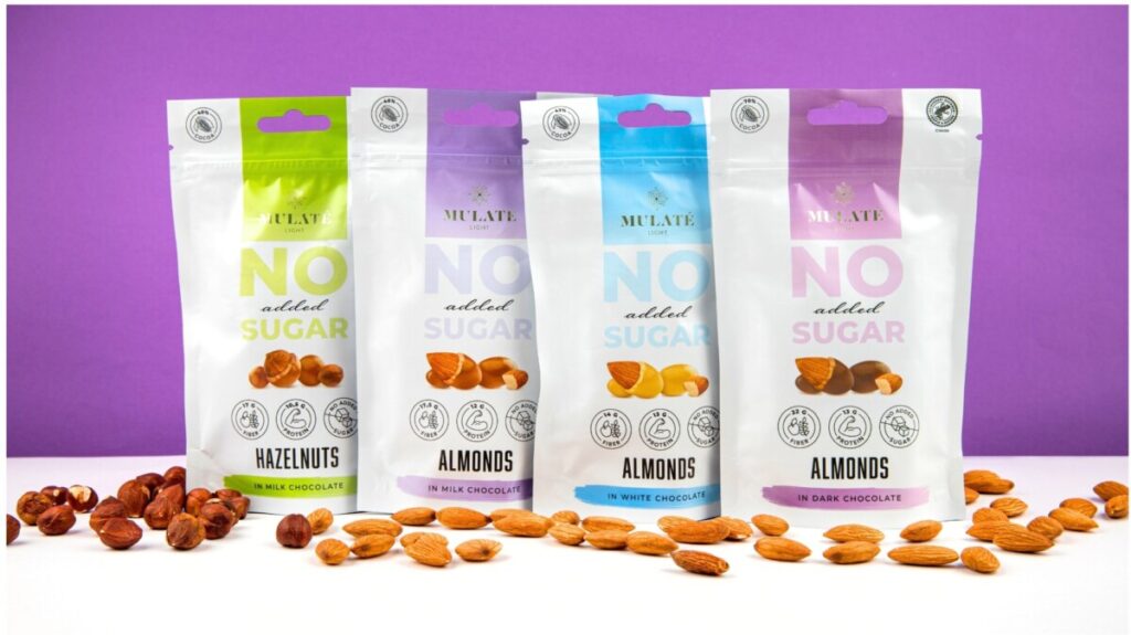 MULATE LIGHT DRAGEE WITH NO ADDED SUGAR