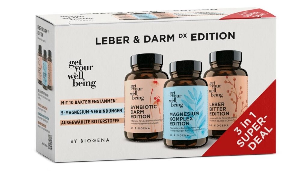 get your wellbeing – 3-pack: liver & intestines DX edition