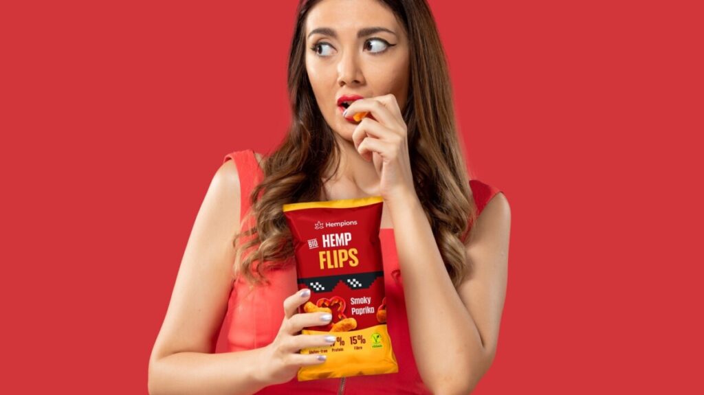 Hempions – organic hemp flips – smoky paprika