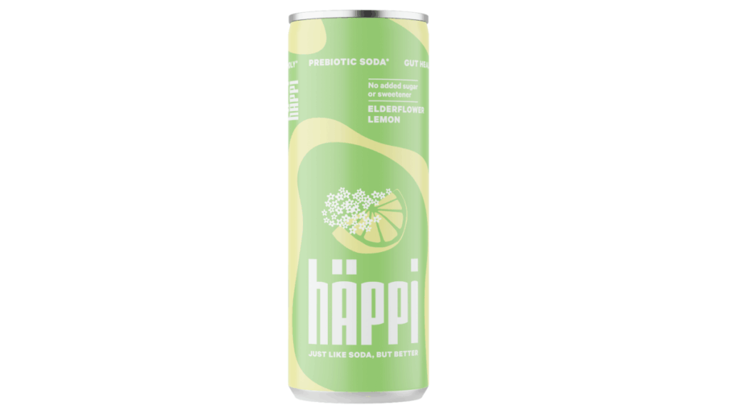 hÄppi – prebiotic soda – elderflower & lemon