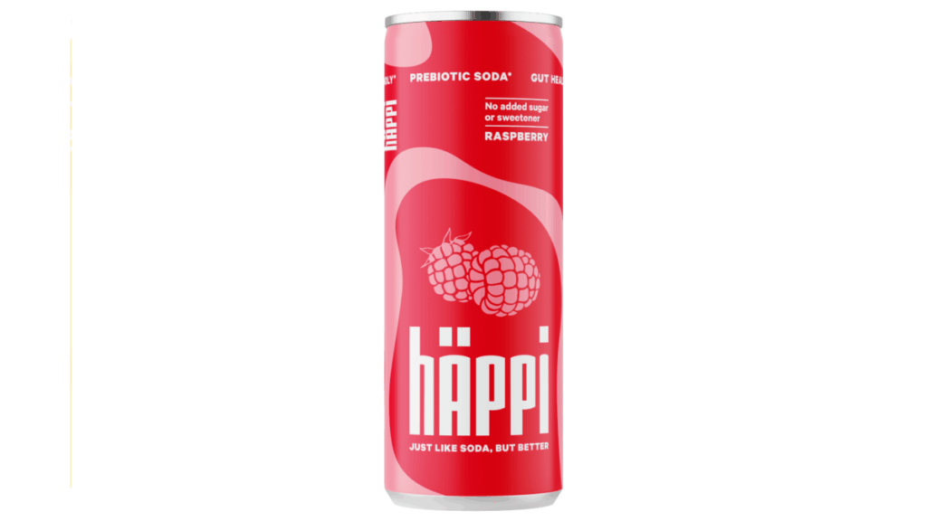 hÄppi – prebiotic soda – raspberry
