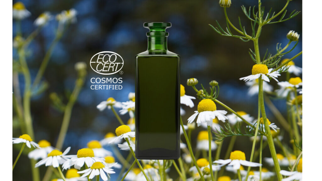 Ecocert-certifierad ekologisk tysk kamomill (Matricaria recutita) eterisk olja