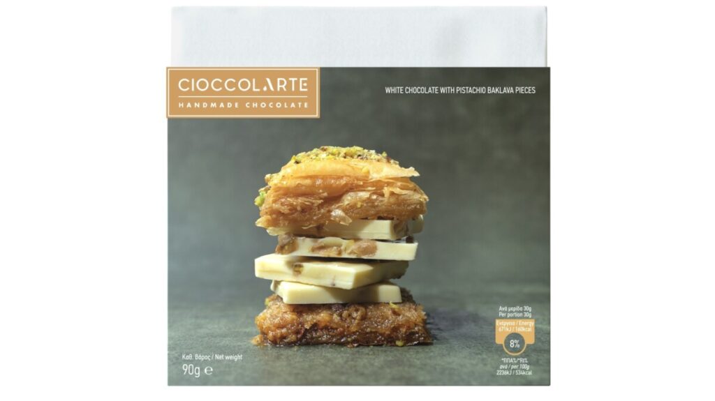 We are proud to share that our Baklava chocolate bar was selected among the top 4 best chocolates worldwide out of more than 200 entries at the ISM Middle East Dubai international exhibition in September.