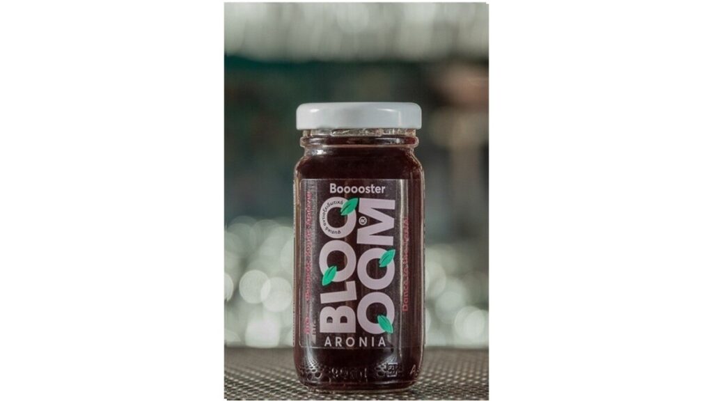 Booooster 100% natural, organic aronia juice (95ml/1 serving) rich in antioxidants