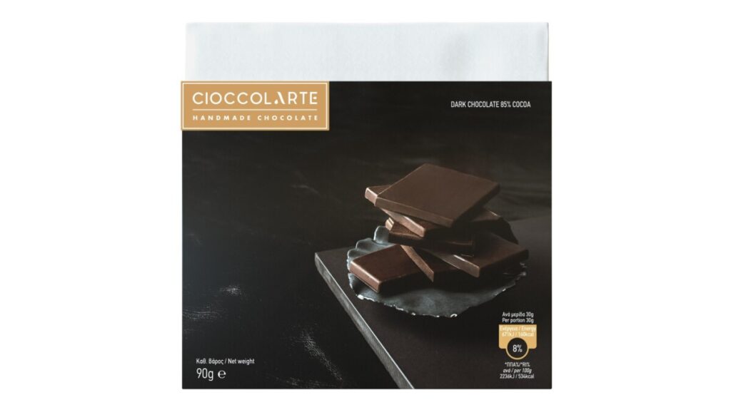 DARK CHOCOLATE 55% COCOA 90GR