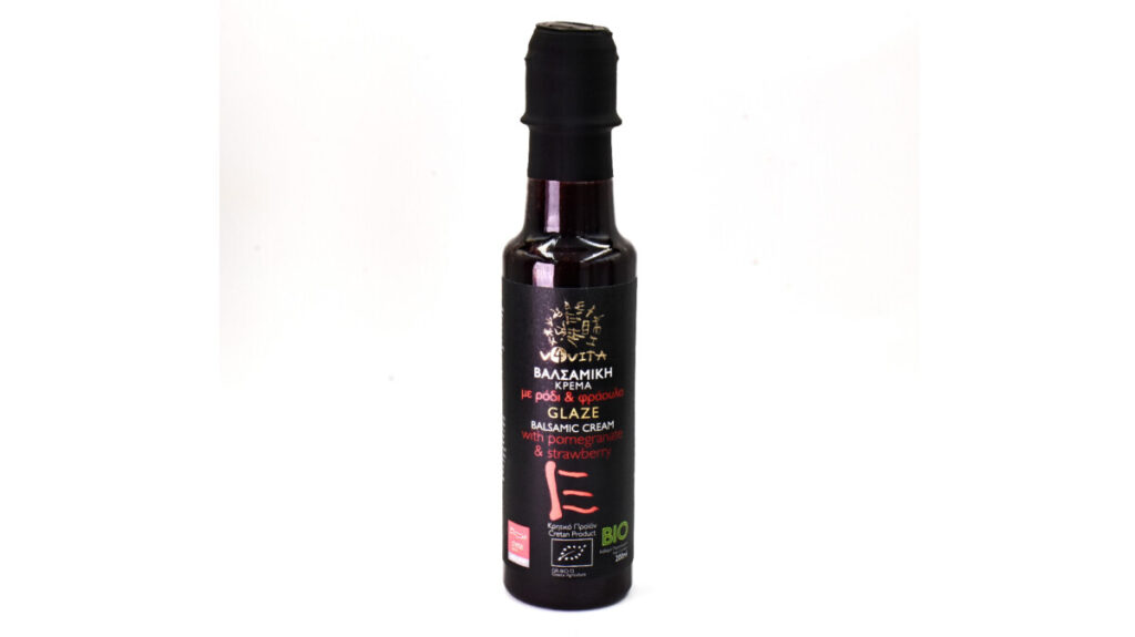BIO BALSAMIC GLAZE with pomegranate & strawberry